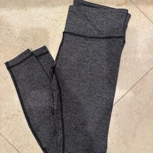 Lululemon low rise heathered grey leggings